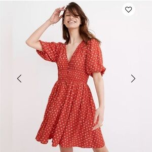 Madewell red dress